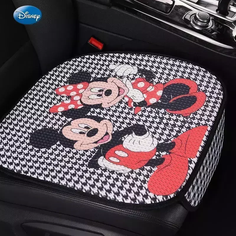 Disney car interior breathable cartoon cute Mickey and Minnie four-season universal seat cover car seat cover complete set.