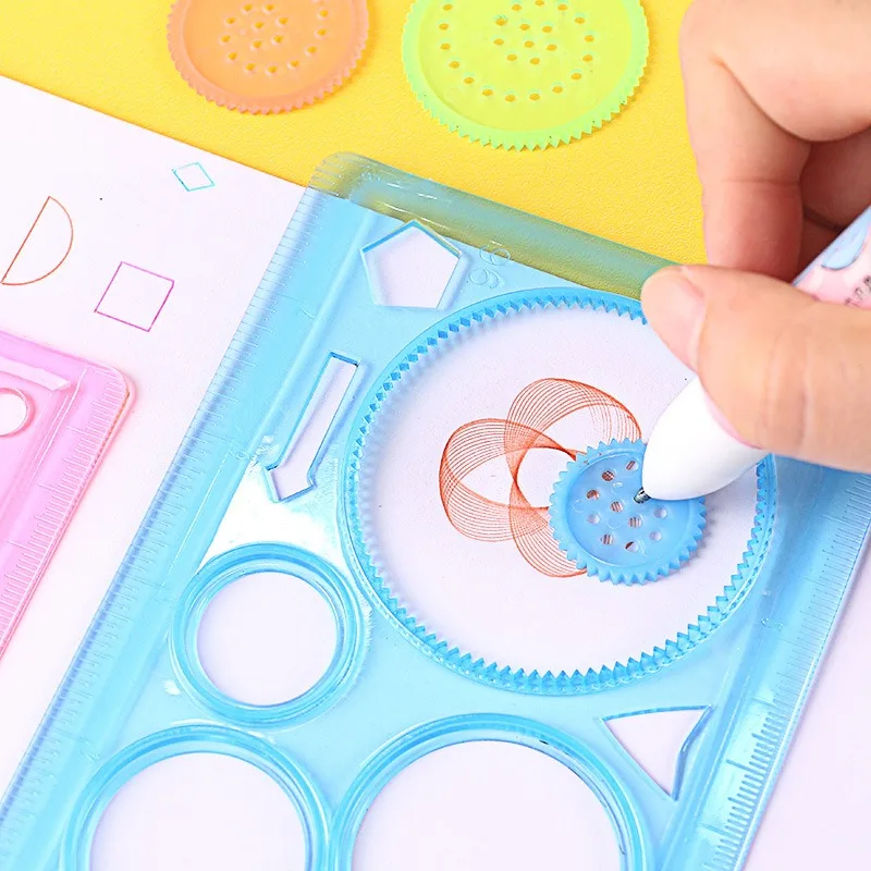 Set da disegno per bambini Spirograph Art Kit da disegno STEM con righelli geometrici Libera la creatività Impara