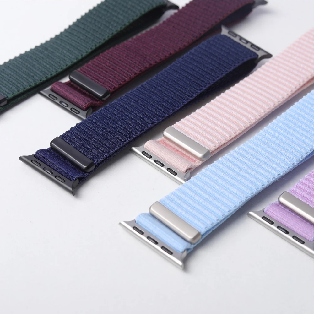 Sportschlaufe für Apple Watch Band Serie 11/10/9/8/7/6/SE/Ultra3 49 mm 46 mm 45 mm 44 mm 42/41/40 mm Gürtelarmband Correa iWatch Armband – Detail 4