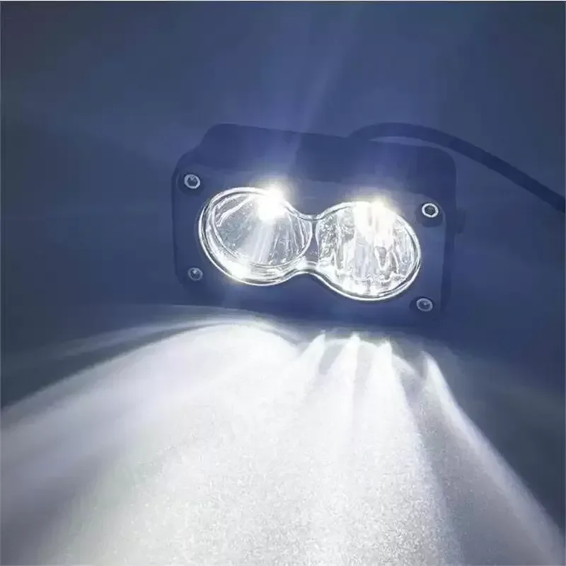 3 Inch Square 20W LED Work Light Spotlight for Car Motorcycle ATV UTV Electric Vehicle