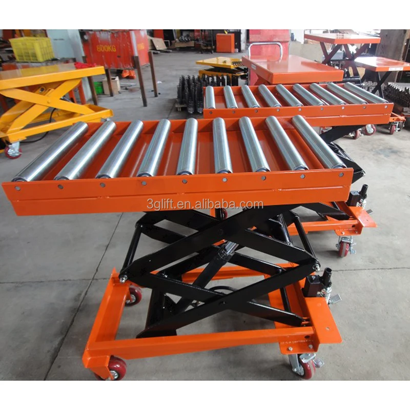 4 m Lifting height Adjustable portable hydraulic scissor lifter platforms electric 3-5ton lift tables