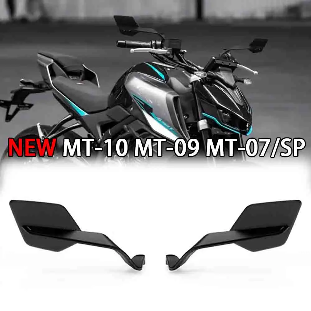 

For YAMAHA MT09 MT-09 MT07 MT-07 MT10 MT 10/SP Motorcycle Rearview Mirror Invisible Wing Rotating Side View Mirror