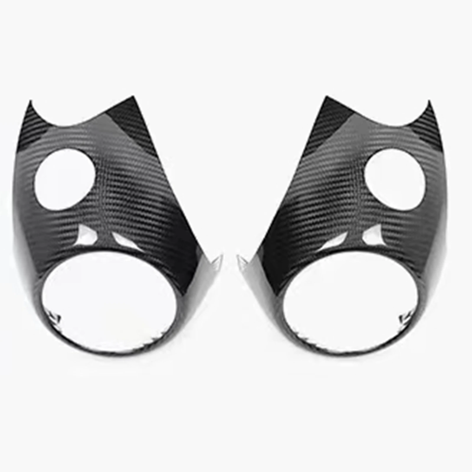 For Mini Cooper R54 R55 R56 R57 R58 R59 R60 S JCW Real Carbon Fiber Car Interior Air Vent Outlet Conditioning Pod Cover Cap Trim