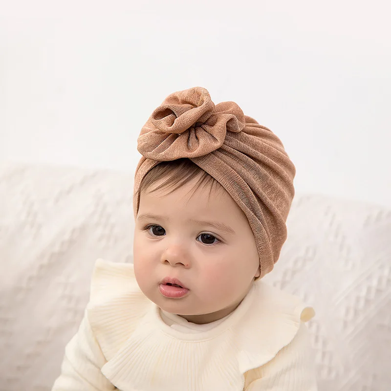 5 Colors Cable Bow Baby Headband for Child Bowknot Headwear Cables Turban for Kids Elastic Headwrap Baby Hair Accessories