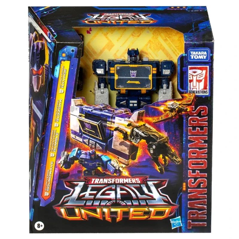 

In Stock Transformer G series Chuanshi United L level G1 Soundwave Brand new Character model Animation figure Group ornaments