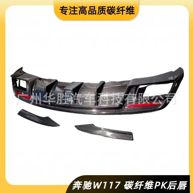 

Suitable for 14-19 Mercedes-Benz CLA W117 to PK Sport Carbon Fiber Rear Spoiler Rear Lip Factory
