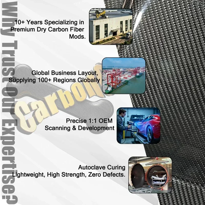 KQX High Quality Carbone GT3RS Style Dry Carbon Fiber Engine Hood Bonnet Performance Exterior Parts 992