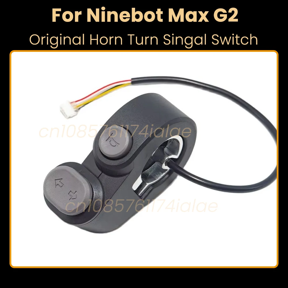 

Оригинальный звуковой сигнал поворота для электрического скутера Ninebot Max G2 Kickscooter, кнопка звонка, светильник включения и выключения, детали переключателя
