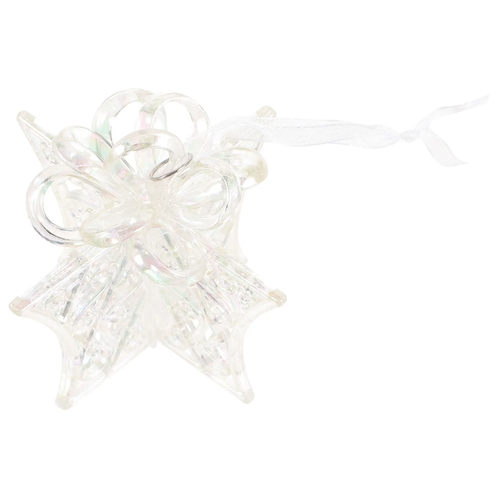 

Colorful Decorative Pendants Christmas Tree Ornaments Acrylic Gifts Clear DIY Hangingnaments for Party Holiday