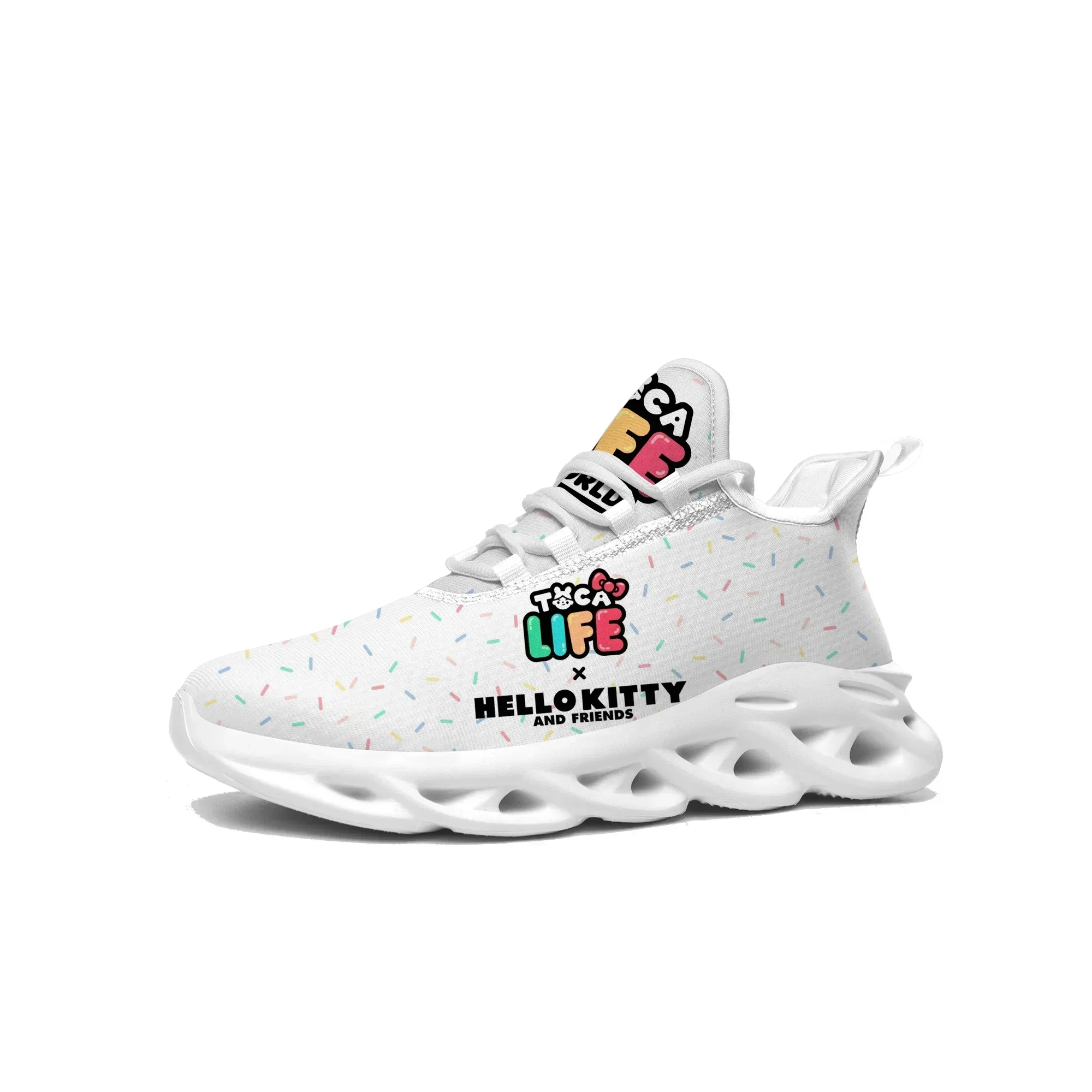 Zapatillas deportivas Toca Life World con dibujos animados para hombre, mujer y adolescente, zapatillas deportivas para correr, zapatos con cordones personalizados de alta calidad a la moda