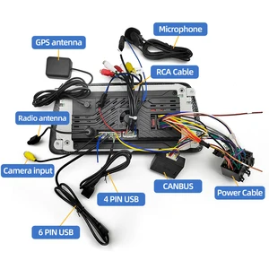 2 راديو سيارة الدين لمقعد إيبيزا 2009-2013 مشغل الوسائط المتعددة الصوتية Carplay Android Auto GPS بلوتوث WIFI FM RDS Autoradio 6 إطارات مبيعات رئيسية لراديو 2 din ibiza - No1