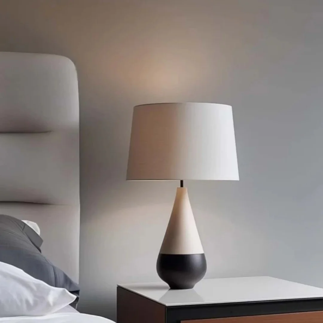 Two-color Conical Hand-carved Wooden Artworks Suitable For The Minimalist Style Of Interior Decoration