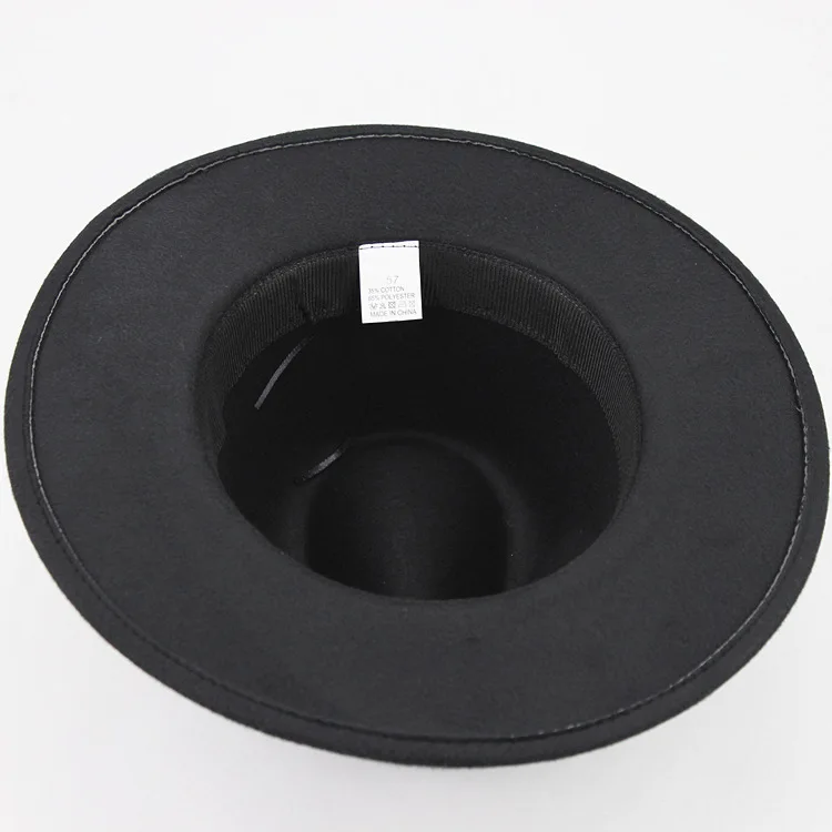 European American Street Style Cap Wool British Retro Jazz Caps Kids Big-brimmed Top Hats Felt Hat Versatile Shade view 4