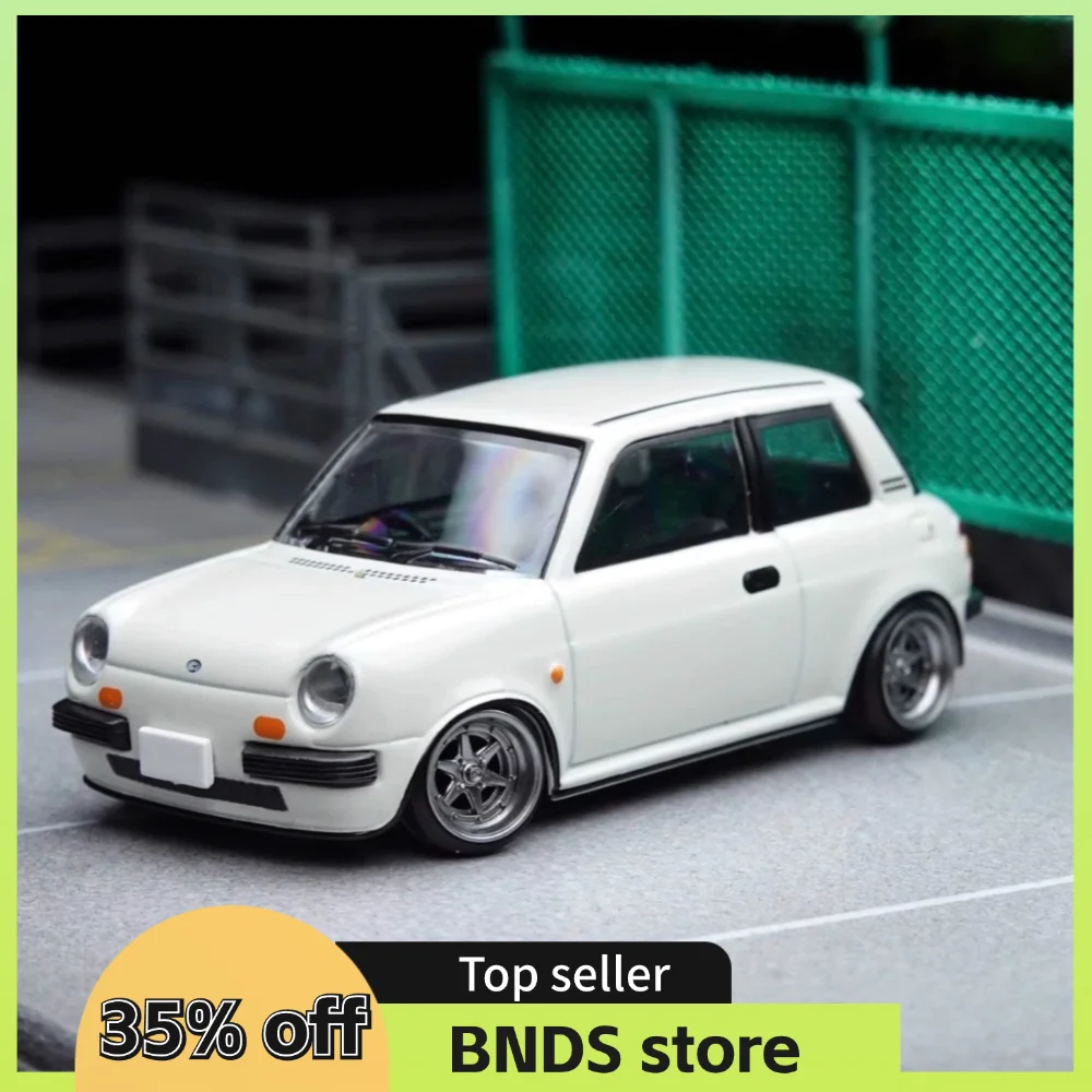 PUFF 1/64 모델 자동차 수지 휠(고무 타이어 포함) 모델 스포츠 차량 Tomica JDM용 부품 재장착