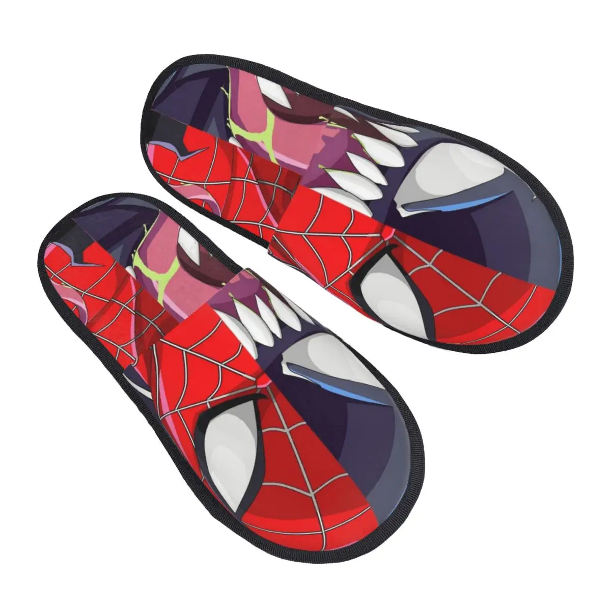 

Пользовательские тапочки из пены с эффектом памяти Venom Spider Man, женские уютные теплые домашние тапочки