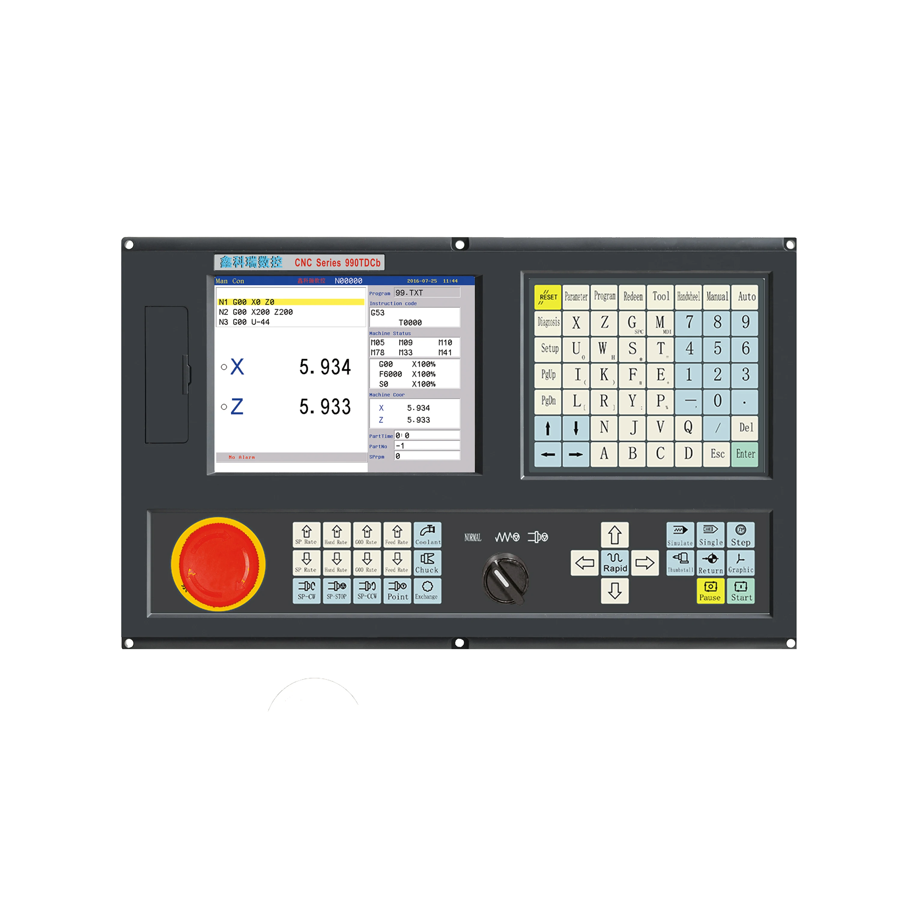 

NewKer-CNC economical 2 axis cnc turning controller for cnc wood lathe retrofit machine