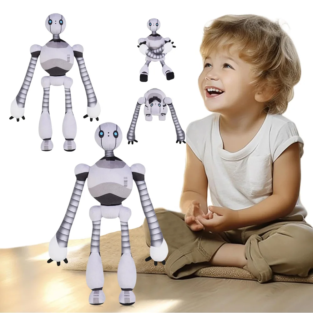

Robot Plush Toy 13 Inch Robot Stuffed Animal Adjustable Robot Buddy Plush Soft Plushies Toy Birthday Christmas Gifts