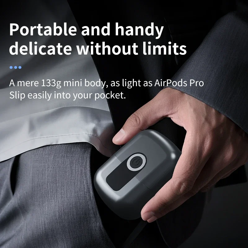 ماكينة حلاقة كهربائية صغيرة، شحن مدمج وسريع للاستخدام المنزلي، ماكينة حلاقة سيارة للرجال، محمولة للاستخدام المنزلي، هدية للأب والصبي