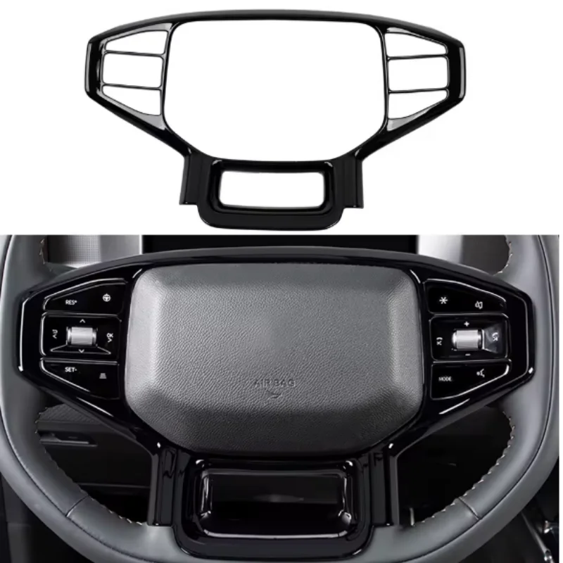 

For Chery Jetour Traveller T2 2023 2024 Car Accessories Abs Plastic Steering Wheel Center Decor Adorn 1pc
