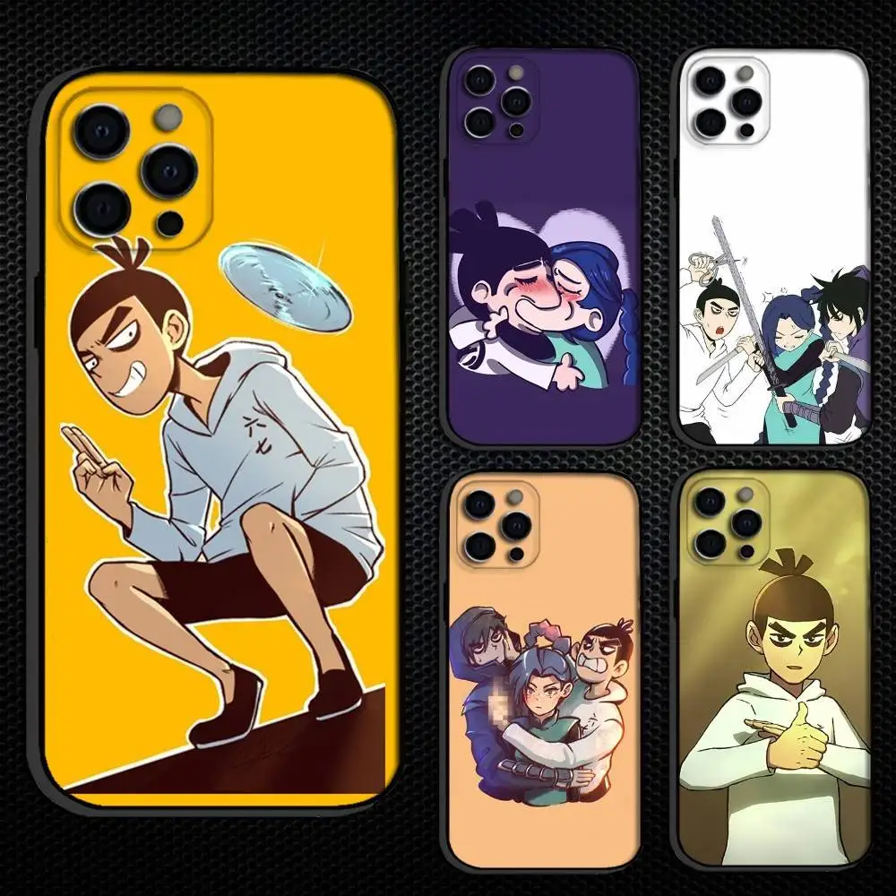Anime S-Scissor S-Seven Handyhülle für iPhone 16,15,14,13,12,11 Plus, Pro Max, andere weiche schwarze Hülle
