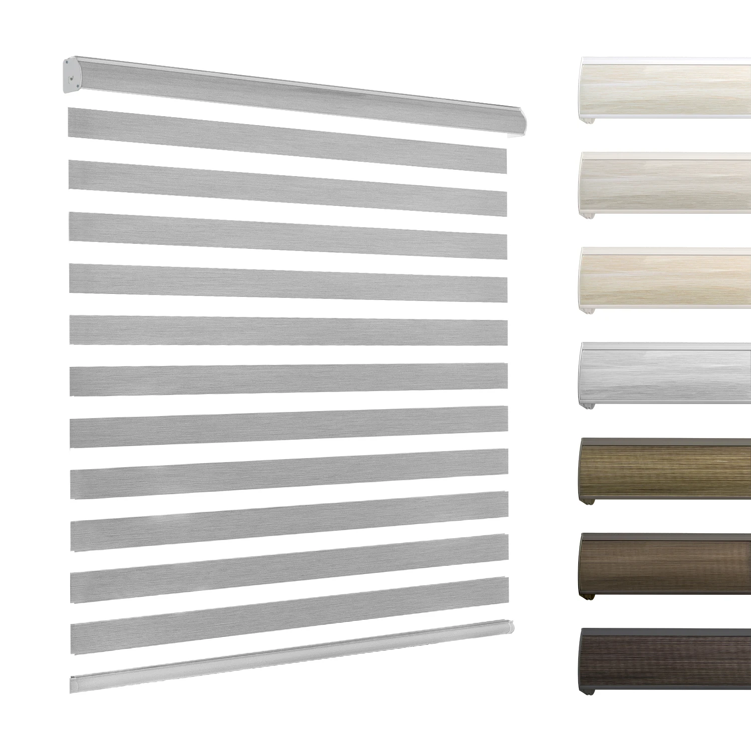 Office Hardwired Fabric Pleated Zebra Blinds Custom Made Factory Direct Window Blinds Hotel Home Living Room Blinds for Windows