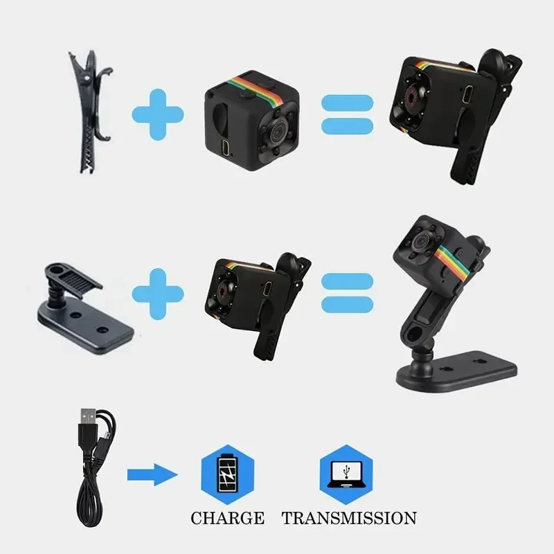 Vídeo voz mini gravador dv câmera de segurança escondida interna para casa e escritório mini câmera hd portátil pequena babá cam