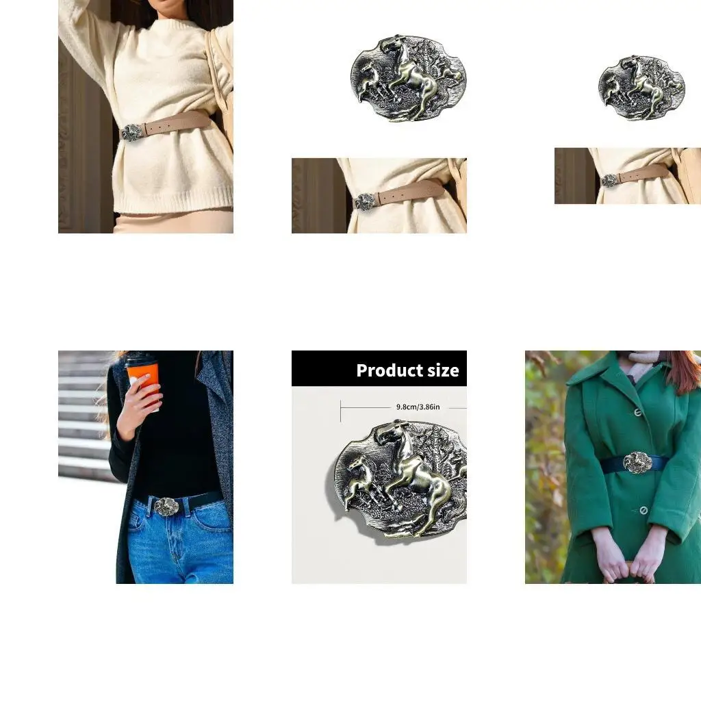 

652F Художественные пряжки для ремня лошади