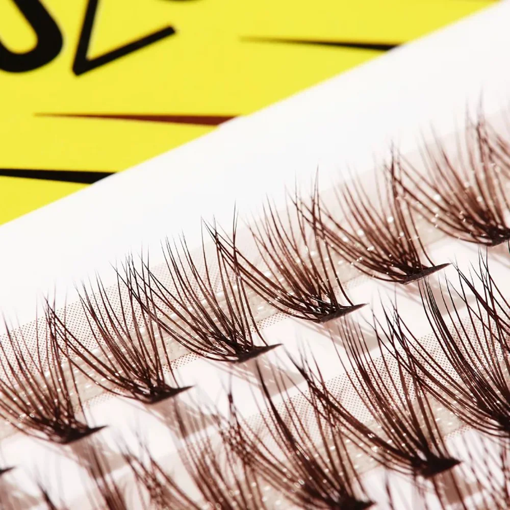 Clavier New Brown DU2O Eyelashes Natural Cluster Lash 20D Individual DIY Eyelash 3D Effect Soft False Eyelashes