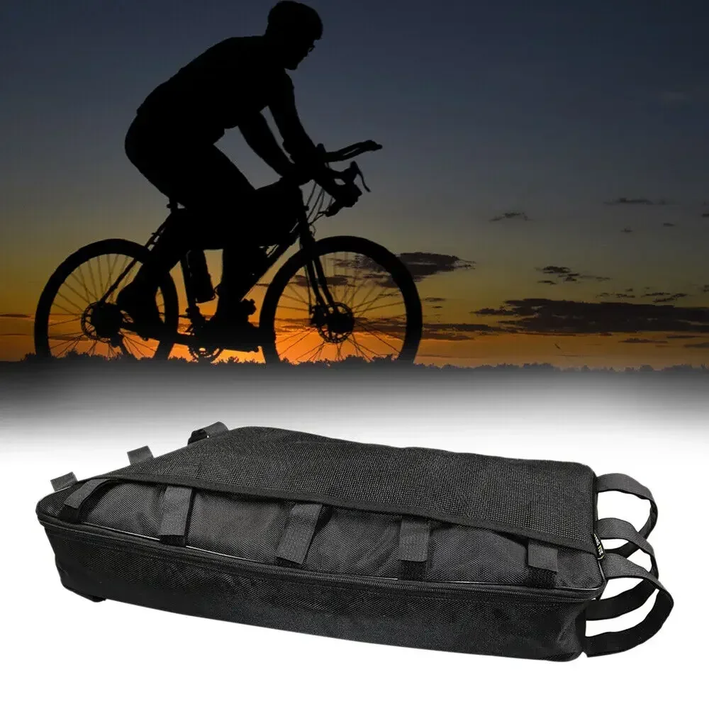 Bike Beam Suspension Waterproof Bag Mountain Road Bike Scooter Frame Hanging Bags Trapezoid E-bike Rear Lithium Battery Pack