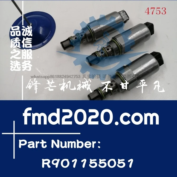 Supply hydraulic pump proportional solenoid valve R901155051 port equipment parts electrical parts