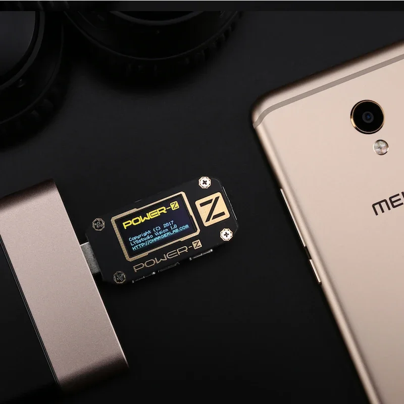 独自のQC3.0/2.0 0-24V POWER-Z KM001 PDテスター USBデジタル電圧計 テストツール 電圧と電流リップル ダブルType-C計測器