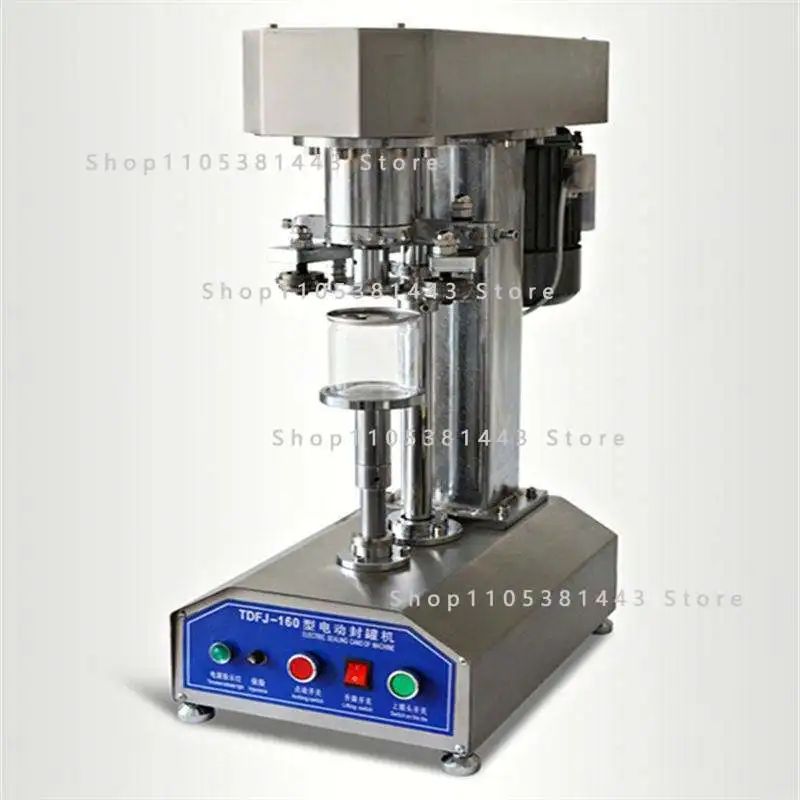 For Tin/Aluminum Can Sealing Can Seaming Machine Tabletop Semi-Automatic Beer and Bottle Packaging Machine