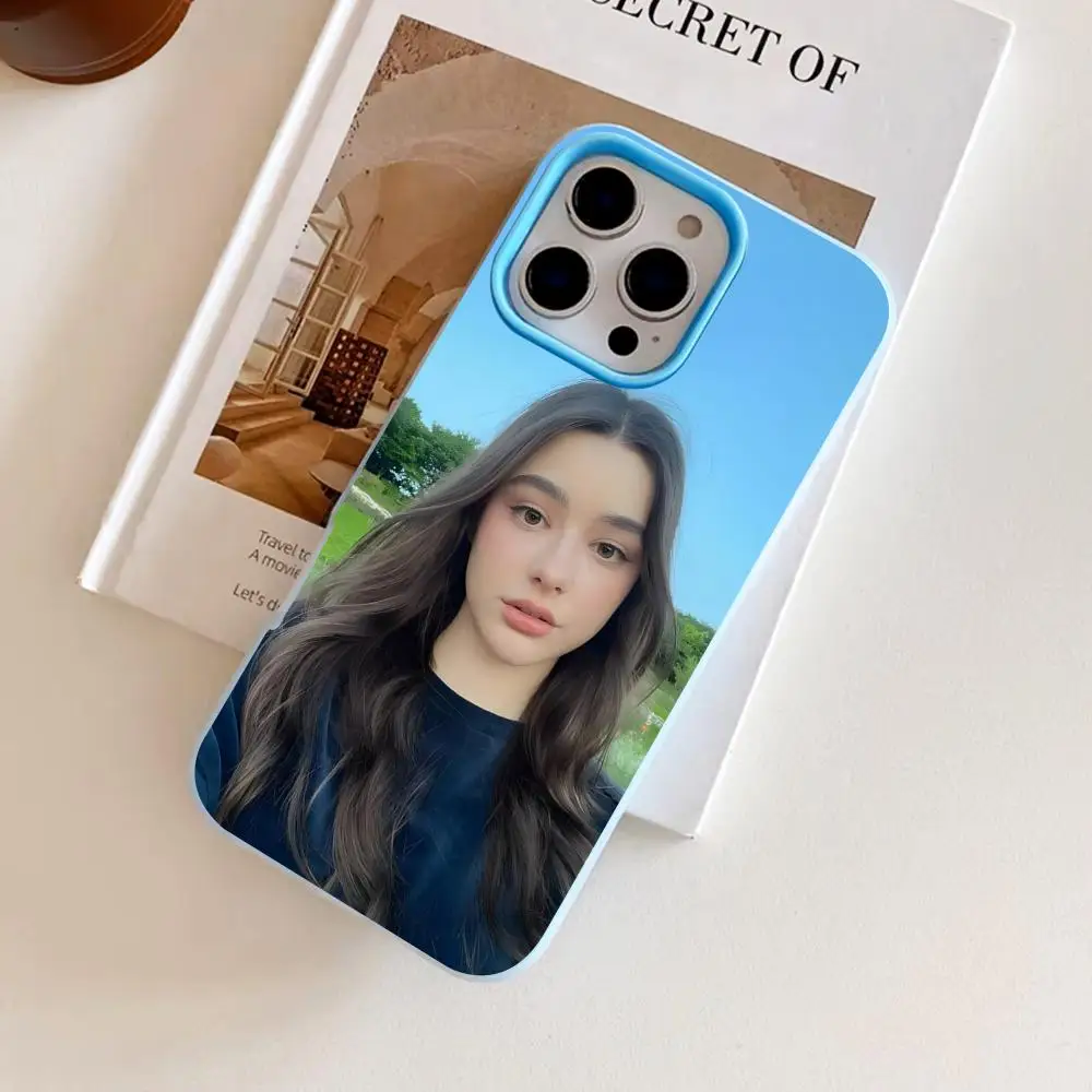 

Dasha Taran Jelly Double layer Light Blue Mobile Phone Case for iPhone 17 16 15 14 13 12 11 Air Pro Max Plus Protective