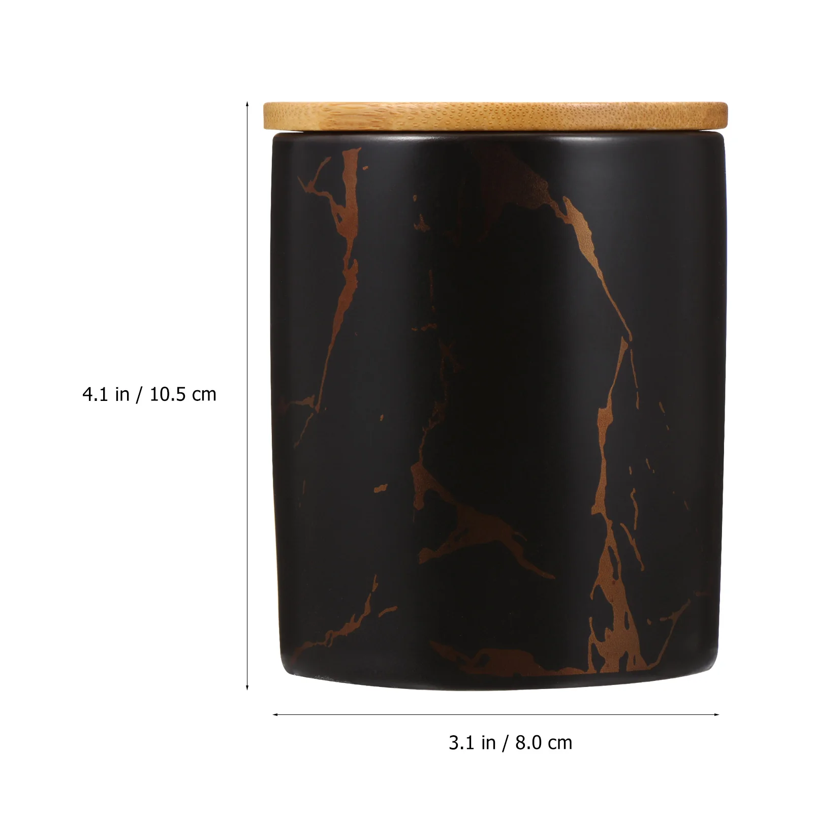

Sealed Canisters Ceramic Tea Jar Reusable High Quality Marble Storage Containers Dust Proof Moisture Proof Coffee Bean