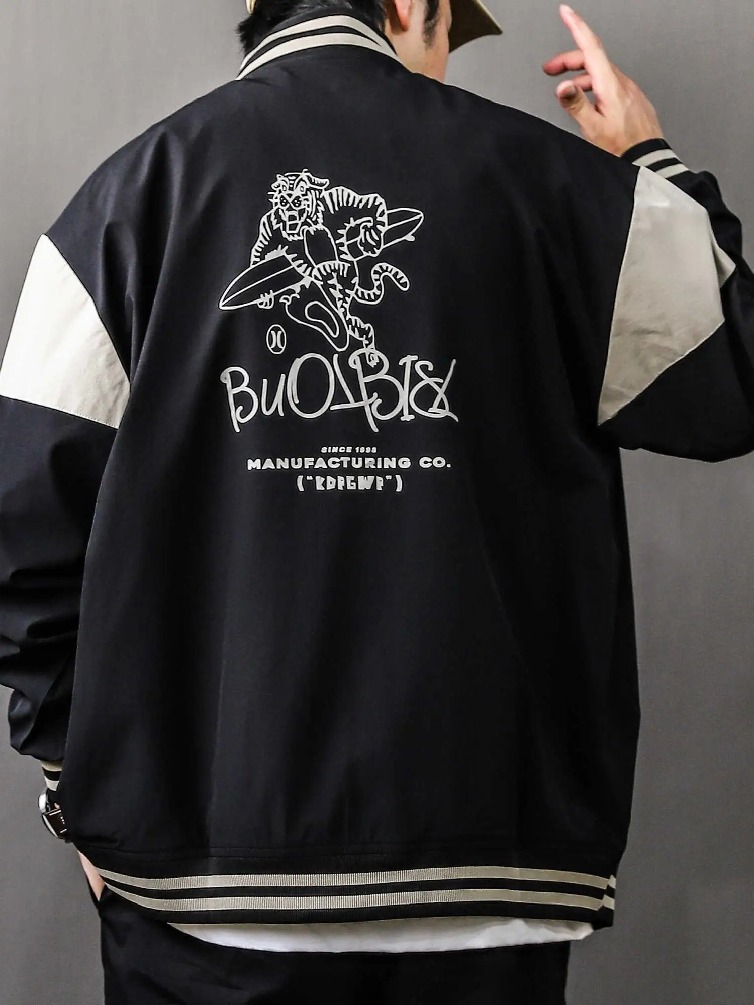 

Trendy Baseball Jaet Men's Loose Fit Casual Outerwear Spring Autumn New Sle 2024 American Retro Large Size Youth Jaet