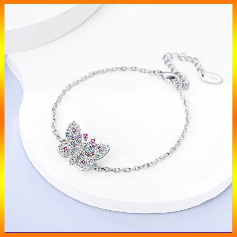 For Women Sparkling Zircon Infinity Symbol Bracelet Valentine's Day Jewelry Fashion 925 Silver Tree Of Life Pendant Bracelets