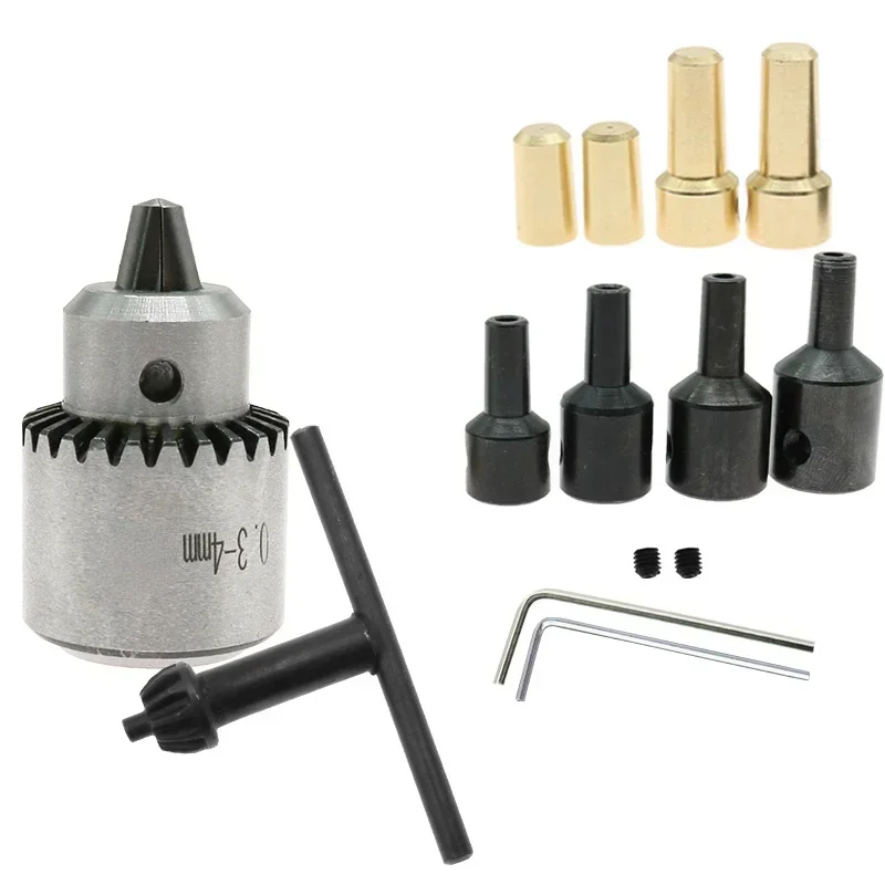 Drill Chuck Connecting Sleeve Shaft Sleeve Mini Electric  Electric Drill Chuck DIY Precision Chuck Motor ConnectingRod