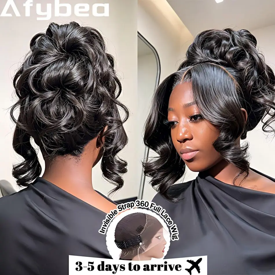 

Парик из натуральных волос 360 Full Lace, 30 дюймов, с предварительно сформированным линием роста волос, скрытым ремешком, волнистый, с завязками, плотность 250%, эффект мокрых и волнистых волос