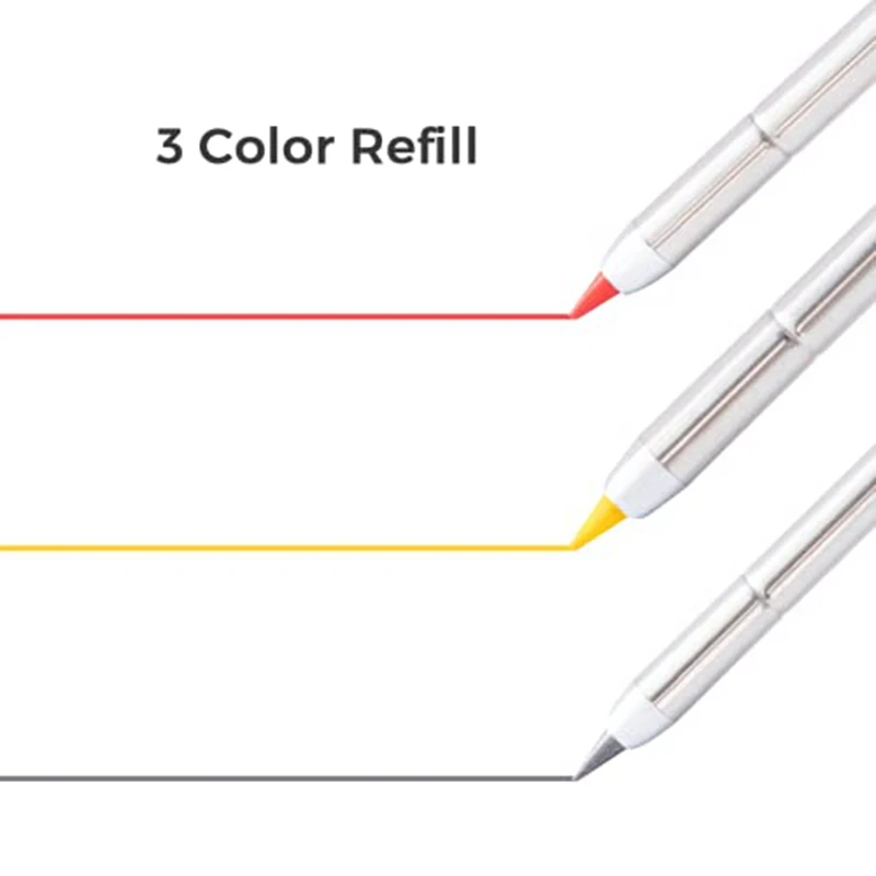 Mechanical Hole Marking Pencils With 18 Pcs 2.8Mm Refills, Deep Hole Woodworking Maker With Built-In Sharpener