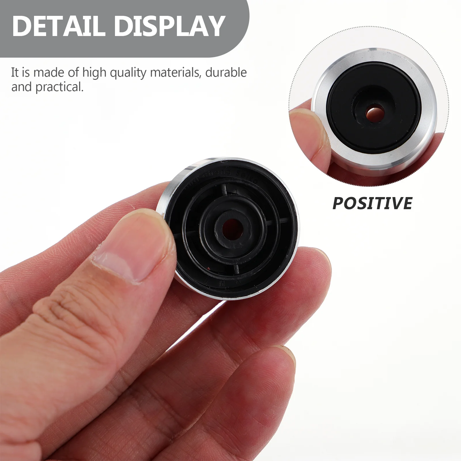 4 قطعة أقدام امتصاص الاهتزاز المتكلم للصدمات الألومنيوم البلاستيك ارتفاع قابل للتعديل مكبر للصوت الأثاث منصات العزلة