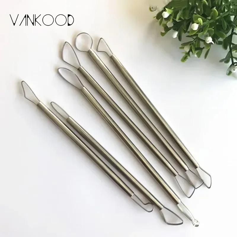 Stainless Steel Scraper Clay Sculpting Tool Carving Pottery Ceramic Tools Polymer DIY Accessory