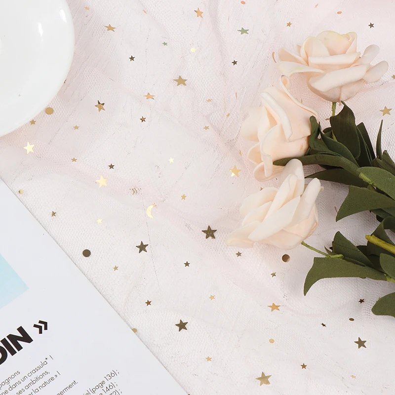 네일 아트 거즈 촬영 사진 소품 네일 메쉬 매니큐어 사진 배경 레이스 메쉬 천 6 색