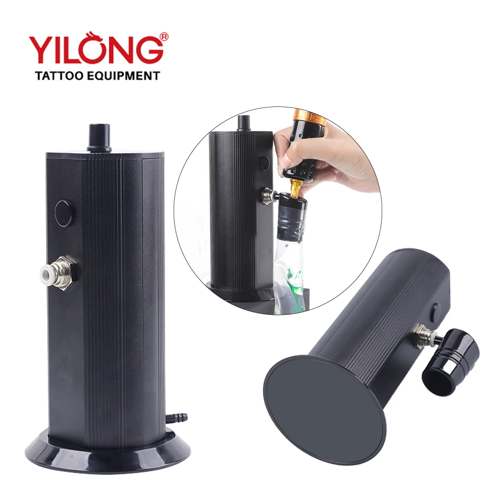 YILONG Tattoo Needle Cleaner Automatic Ink Flush with Strong Suction Automatic Induction Tattoo Washer Needle Tool