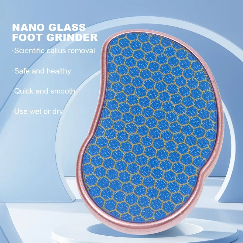 

Нано-стеклянная шлифовальная машинка для ног, обрезка досок для ног, скруббер для ног, пилка для удаления мозолей, профессиональные шлифовальные инструменты для ухода за кожей ног
