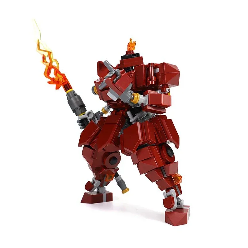 Moc Building Blocks Mechanical Model Samurai Mecha Technical Bricks DIY Assembly Construction Toys For Childr Holiday Gifts