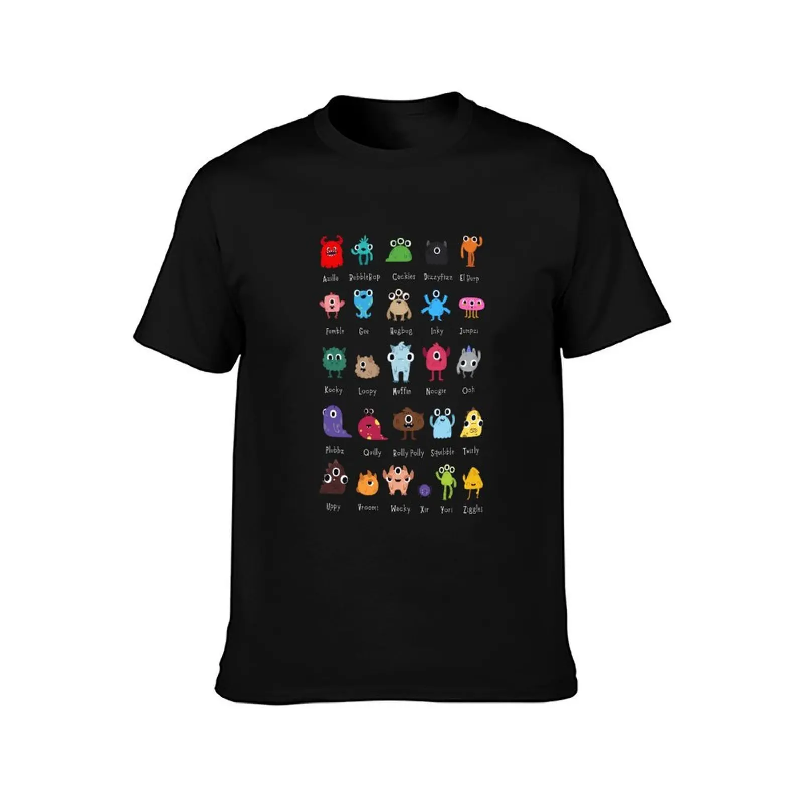 ABC-Monsters, a fun way to learn your ABCs T-Shirt Lightweight Gym Training T-Shirt