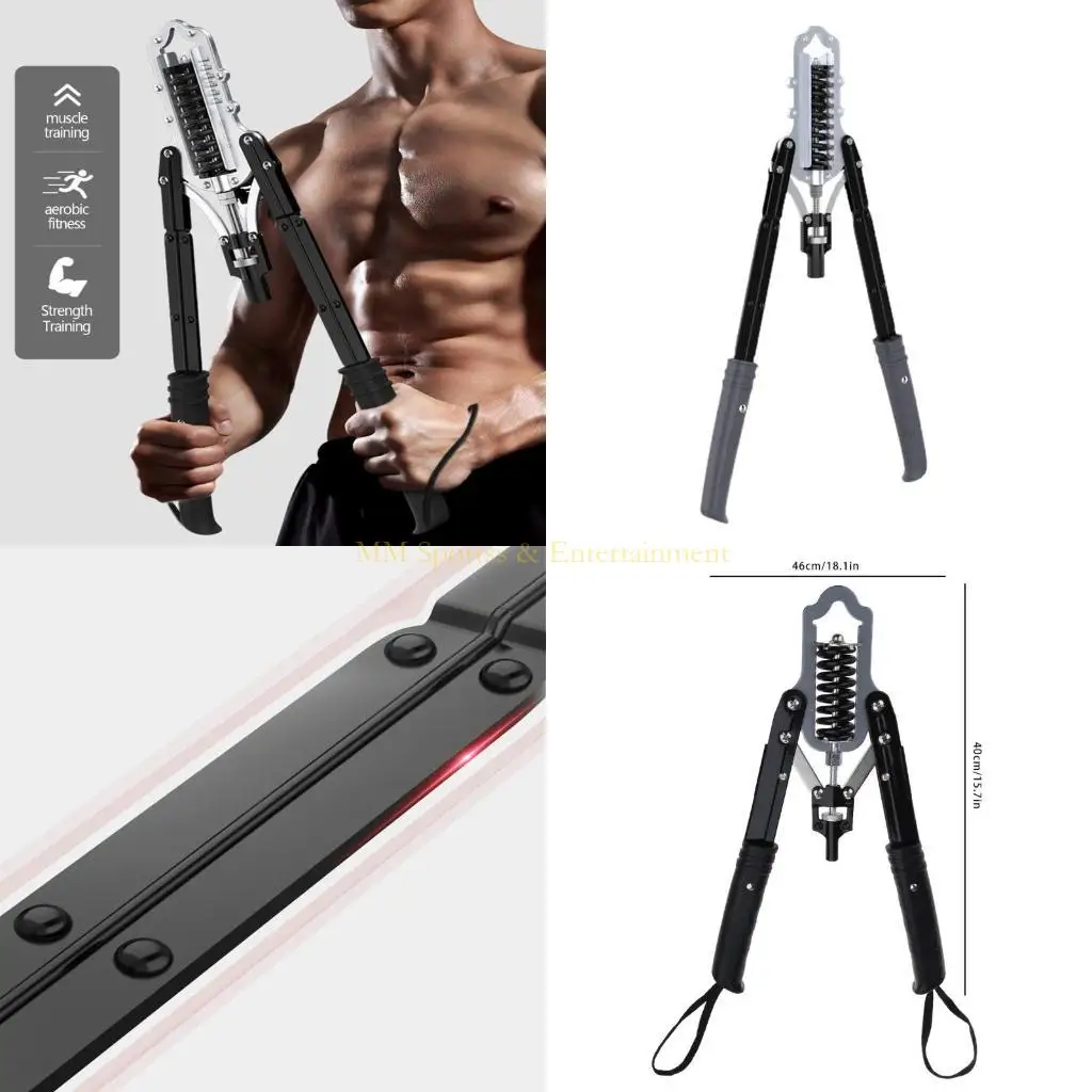 31BE Hand Gripper Arm Strength Chest Expander Household Fitness Equipment Arm Rod Adjustable Arm Chest Muscle Training Device