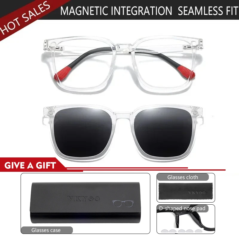 Vicky neu in Magnet clip auf optischen Myopie Brille für Männer Frauen polarisierte Sonnenbrille verschreibung pflicht ige Lesebrille tj2190 10