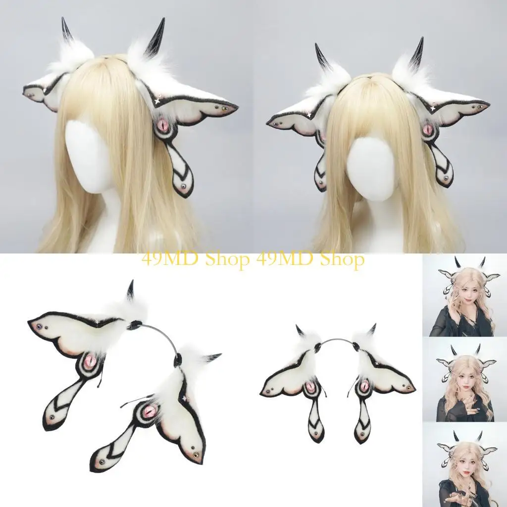 49md-plush-animal-hair-hoop-role-playing-headbands-halloween-stylish-hair-hoop-for-cosplay-and-costume-parties