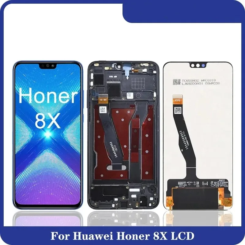 Pantalla LCD táctil de 6,5 pulgadas para Huawei Honor 8X, piezas de digitalizador para Honor 8X, JSN-L21, piezas de repuesto de pantalla JSN-L22